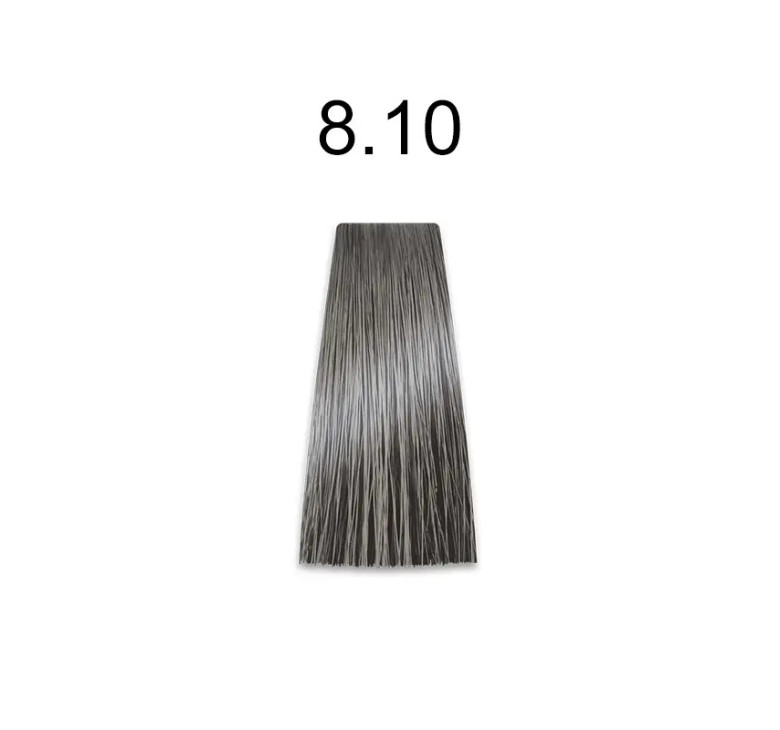 Стойкая безаммиачная краска для волос Kaaral Baco Soft Color 8.10 светлый блондин пепельно-натуральный 100мл