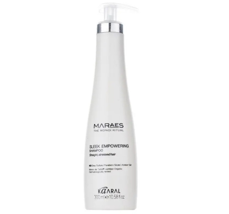 Відновлюючий шампунь для прямого пошкодженного волосся Kaaral Maraes Sleek Empowering Shampoo 300мл