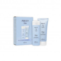 Шампунь 100 мл та маска 75мл з кератином і гіалуроновою кислотою Kaaral Filler Travel Kit