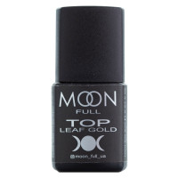 Топ для гель лаку з поталлю Moon Full Top Leaf Gold, 8 мл