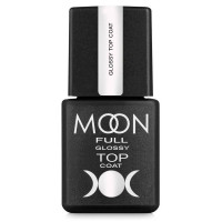 Топ для гель-лаку без липкого шару Moon Full Glossy Top Coat, 8 мл