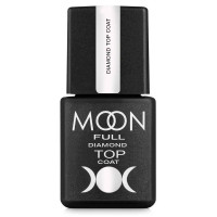 Топ для гель-лаку без липкого шару Moon Full Diamond Top Coat, 8 мл