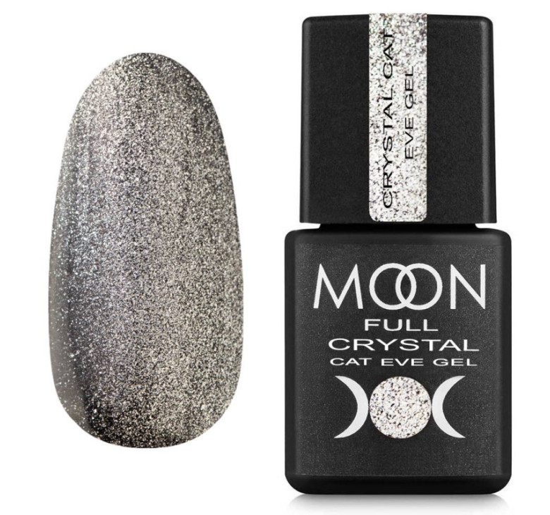 Гель-лак Moon Full Кошачий глаз Crystal Cat Eye gel, 8 мл