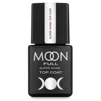 Топ для гель-лаку без липкого шару Moon Full Super Shine Top Coat, 8 мл