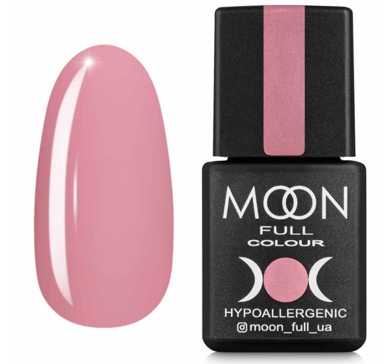 Гель-лак Moon Full Air Nude №17 розовый винтажный светлый, 8 мл