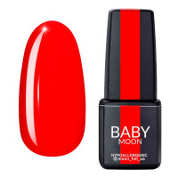 Гель-лак BABY Moon Perfect Neon №003 яскраво-червоний, 6 мл