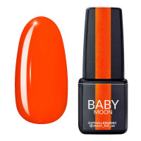 Гель-лак BABY Moon Perfect Neon №004 морквяно-кораловий, 6 мл