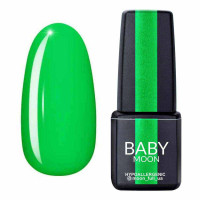 Гель-лак BABY Moon Perfect Neon №012 яскраво-зелений, 6 мл
