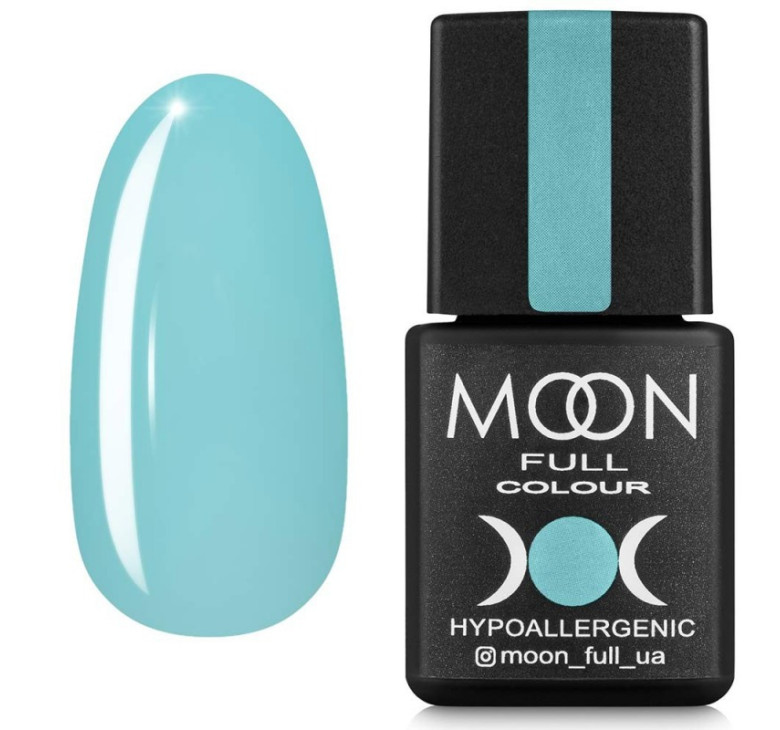 Камуфлирующая база для гель лака MOON FULL Barbie Color Base №07 бирюзовый светлый, 8 мл