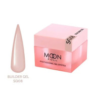 Моделирующий гель Moon Full Builder Gel №SQ08 бежево-розовый (без НЕМА и ТРО), 30 мл
