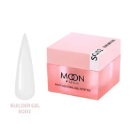 Моделючий гель Moon Full Builder Gel №SQ02 молочно-білий (без НЕМА та ТРО), 30 мл