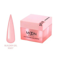 Моделючий гель Moon Full Builder Gel №SQ07 рожево-кораловий (без НЕМА та ТРО), 30 мл