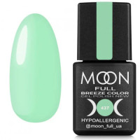 Гель-лак Moon Full Breeze №437 світло-зелений, 8 мл