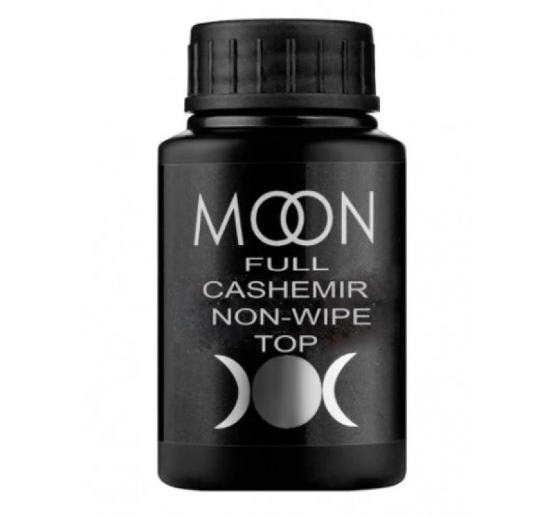 Кашемировый топ для гель лака Moon Full Cashemir Non - Wipe Top, 30 мл