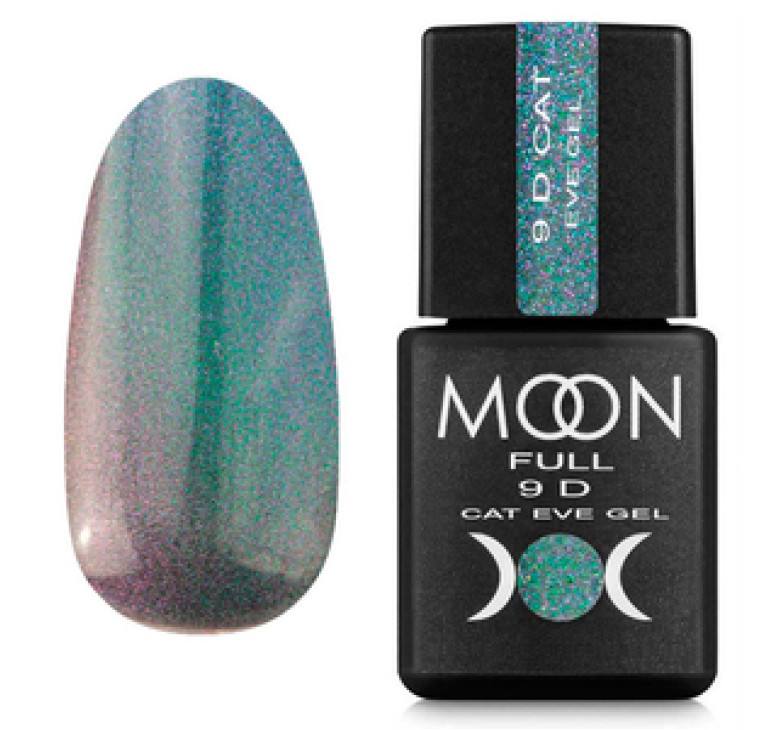 Гель-лак Moon Full Кошачий глаз Amazing 9D Cat Eye gel №003, 8 мл