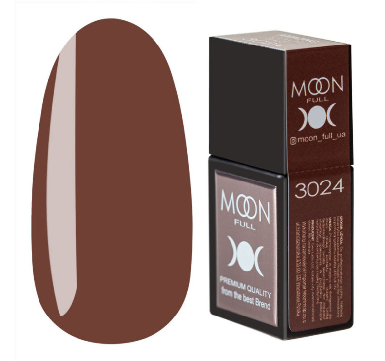 Кольорова база MOON FULL Amazing Color Base №3024 коричневий, 12 мл