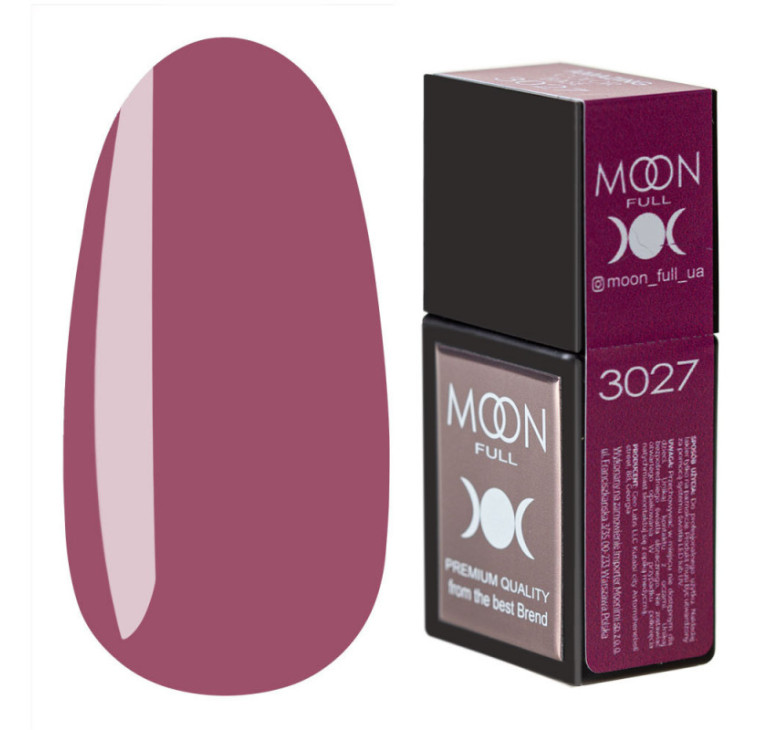 Кольорова база MOON FULL Amazing Color Base №3027 пурпурово-рожевий, 12 мл