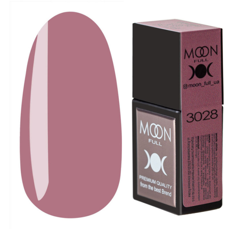 Кольорова база MOON FULL Amazing Color Base №3028 турецький рожевий, 12 мл