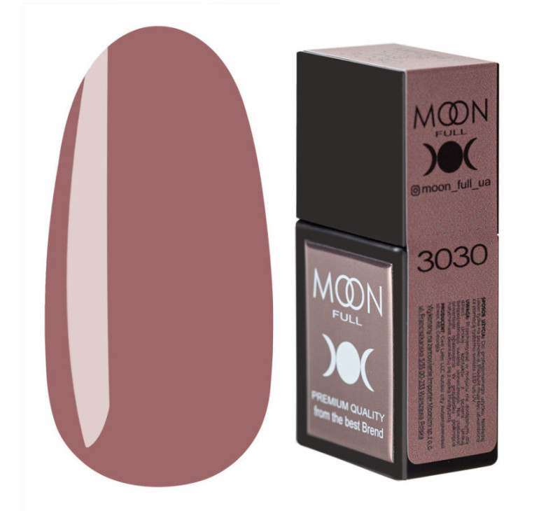 Кольорова база MOON FULL Amazing Color Base №3030 рожево-коричневий, 12 мл