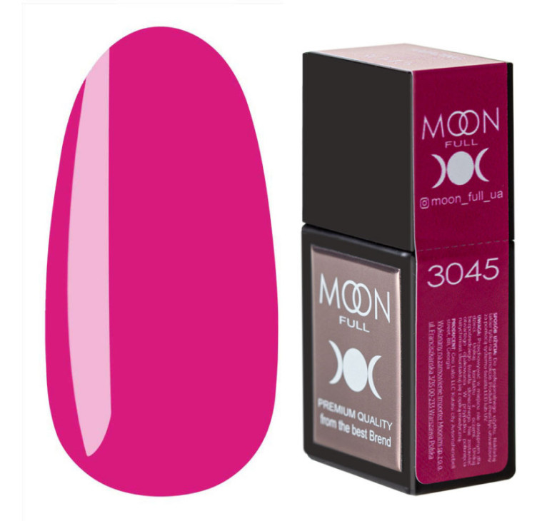 Цветная база MOON FULL Amazing Color Base №3045 темно-розовый, 12 мл