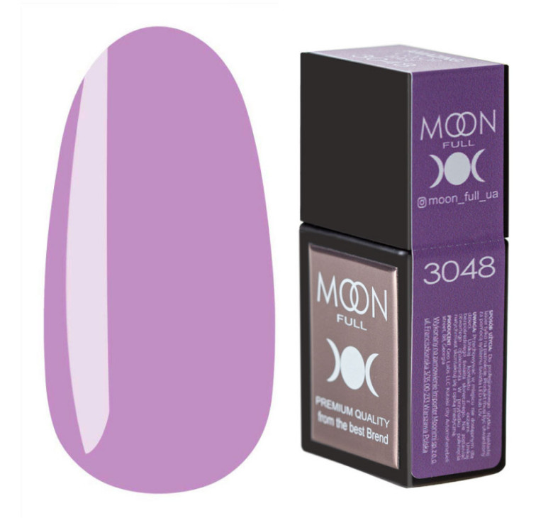 Кольорова база MOON FULL Amazing Color Base №3048 лавандовий, 12 мл