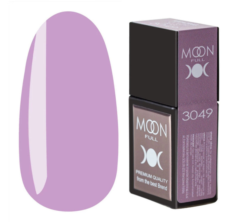 Кольорова база MOON FULL Amazing Color Base №3049 лавандовий, 12 мл