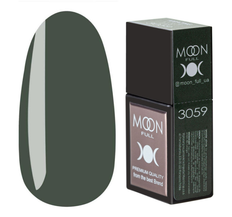 Цветная база MOON FULL Amazing Color Base №3059 оливково-зеленый, 12 мл