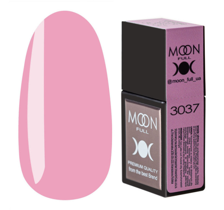 Кольорова база MOON FULL Amazing Color Base №3037 рожевий, 12 мл