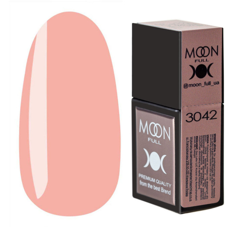 Кольорова база MOON FULL Amazing Color Base №3042 персиковий, 12 мл