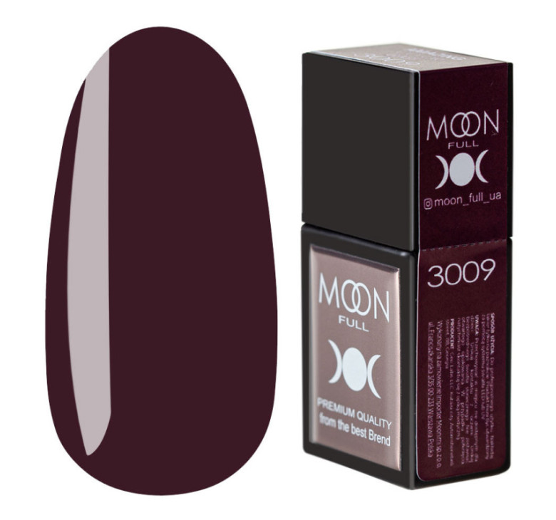 Кольорова база MOON FULL Amazing Color Base №3009 коричневий, 12 мл