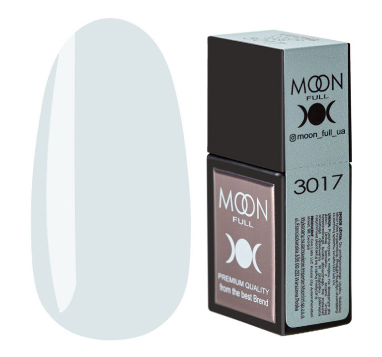 Цветная база MOON FULL Amazing Color Base №3017 голубой, 12 мл