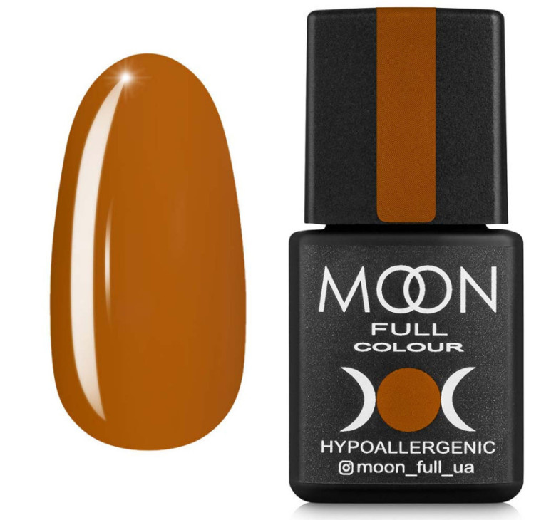 Гель-лак Moon Full Fashion color №234 буро-помаранчевий, 8 мл