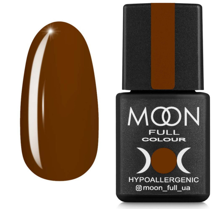 Гель-лак Moon Full Fashion color №235 коричневий, 8 мл