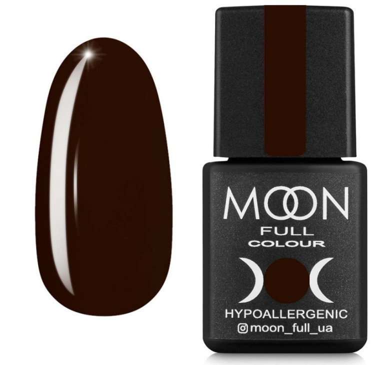 Гель-лак Moon Full Fashion color №236 тёмный шоколад, 8 мл