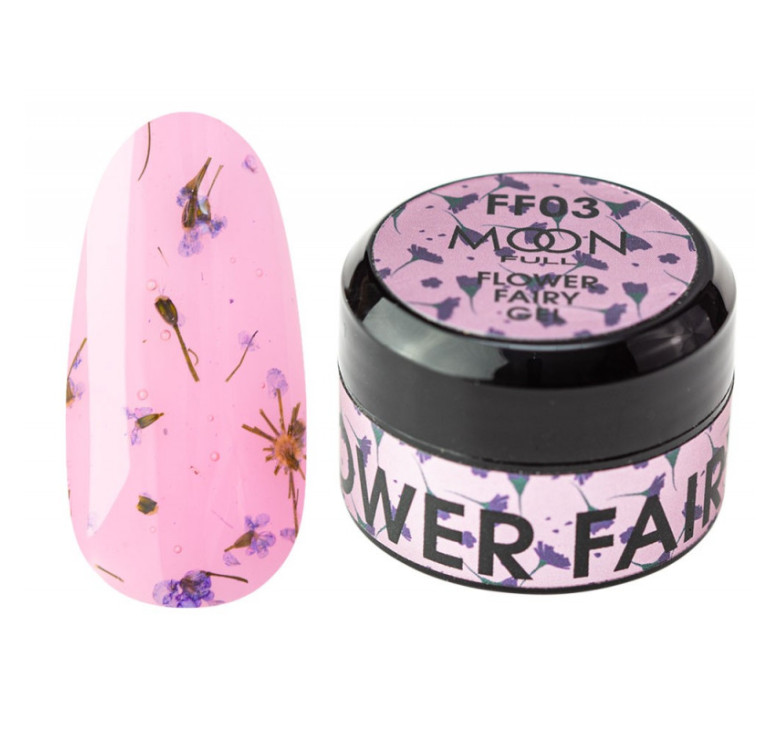 Гель з сухоцвітами Moon Full Flower Fairy Gel №FF03, 5 мл