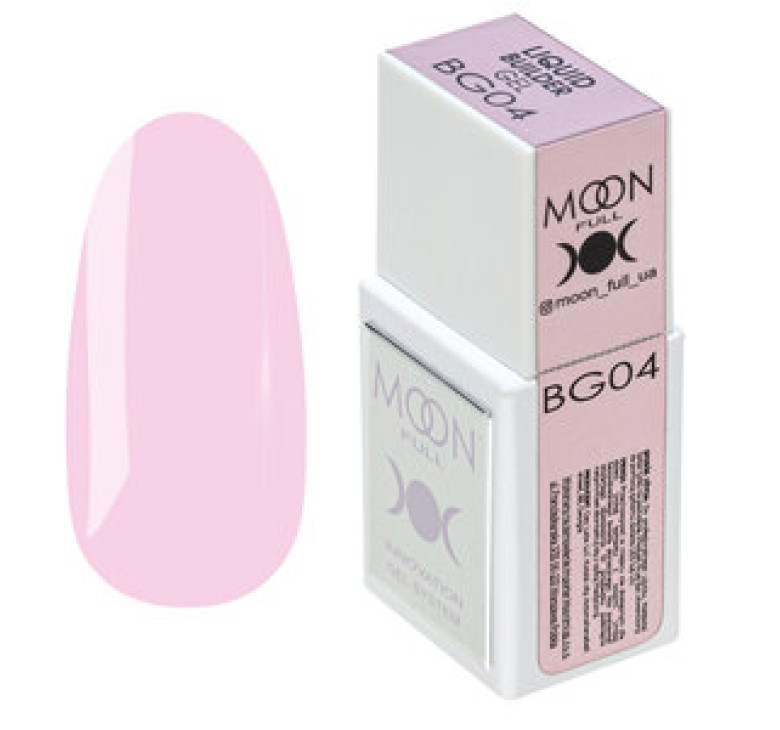 Моделючий гель Moon Full Liquid Builder Gel №BG04, 15 мл