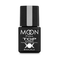 Топ для гель лаку Moon Full Nano Crystal Top Coat, 8 мл