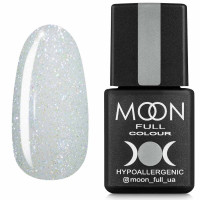 Гель-лак Moon Full Opal color №508 напівпрозорий з синіми блискітками, 8 мл