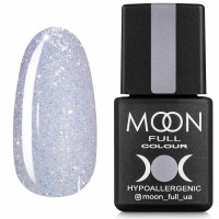 Гель-лак Moon Full Opal color №509 напівпрозорий бузковий з шиммером, 8 мл
