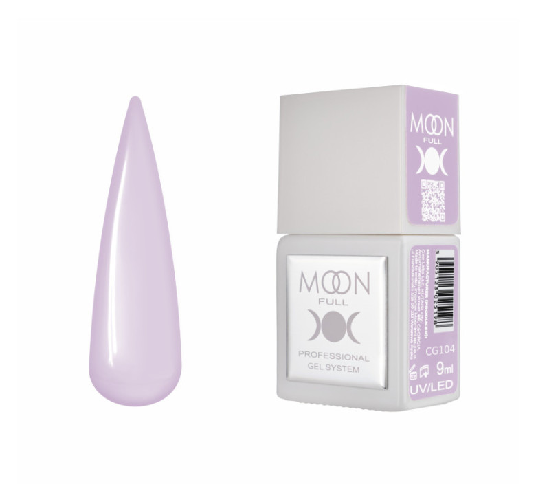 Гель-лак Moon Full color Gel polish CG104 (без НЕМА та ТРО), 9 мл