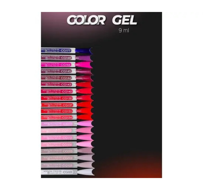 Гель-лак Moon Full color Gel polish CG143 (без НЕМА та ТРО), 9мл