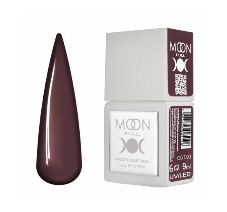 Гель-лак Moon Full color Gel polish CG191 (без НЕМА та ТРО), 9мл