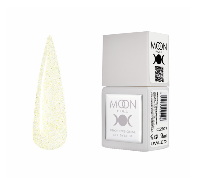 Гель-лак Moon Full color Gel polish CG507 (без НЕМА та ТРО), 9 мл