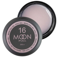 Полигель для наращивания Moon Full Poly Gel №16 белый шоколад с шиммером, 30 мл Полигель для наращивания Moon Full Poly Gel №16 белый шоколад с шиммером, 30 мл