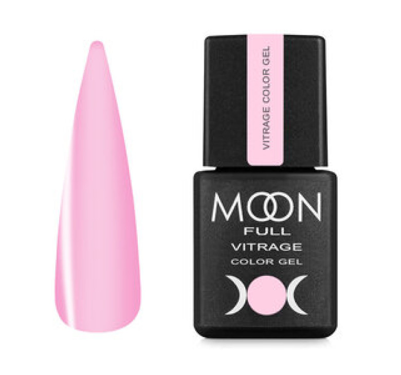 Гель-лак Moon Full Vitrage Collor Gel №01, 8 мл