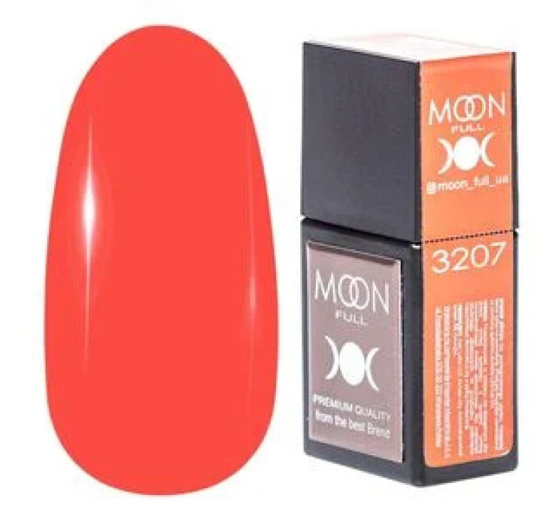 Кольорова база MOON FULL Amazing Color Base №3207 червоний, 12 мл