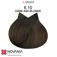 Професійна крем-фарба для волосся Novania Barcelona - Попелястий темно-русявий 60мл.