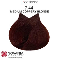 Професійна крем-фарба для волосся Novania Barcelona - Інтенсивно мідний русявий 60 мл