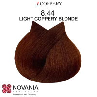 Професійна крем-фарба для волосся Novania Barcelona -  Iнтенсивний мідний світло-русявий 60мл.