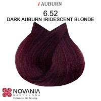 Професійна крем-фарба для волосcя Novania Barcelona - Каштаново-фіолетовий темно-русявий 60мл.